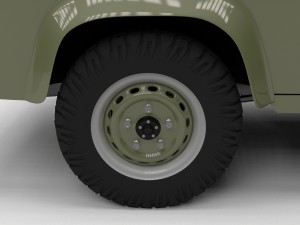 land rover defender 110 hard top w interior Model 3D