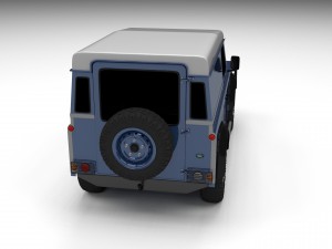 land rover defender 90 hard top 3D Модель