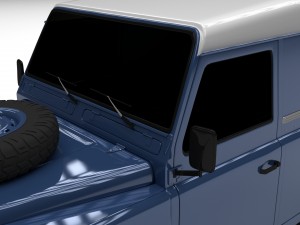 land rover defender 90 hard top 3D Модель