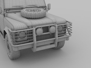 land rover defender 90 hard top 3D Модель