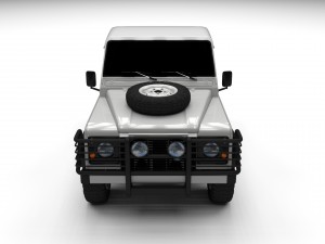 land rover defender 90 pick up Model 3D