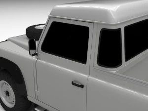 land rover defender 90 pick up 3D Model