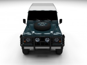 land rover defender 90 station wagon 3D 模型