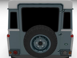land rover defender 90 station wagon 3D 模型