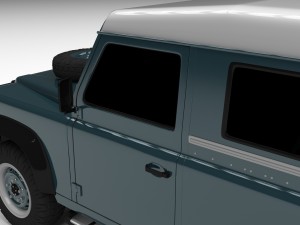 land rover defender 90 station wagon 3D 模型