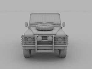 land rover defender 90 station wagon 3D 模型
