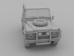 land rover defender 90 station wagon 3D 模型