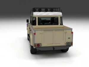 full land rover defender 110 double cab pick up 3D Model