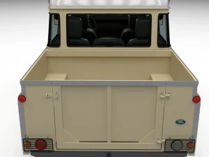 full land rover defender 110 double cab pick up 3D Model