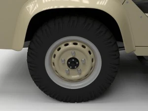 full land rover defender 110 double cab pick up 3D Model