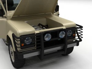 full land rover defender 110 double cab pick up 3D Model