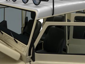 full land rover defender 110 double cab pick up 3D Model