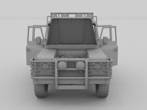 full land rover defender 110 double cab pick up 3D Model