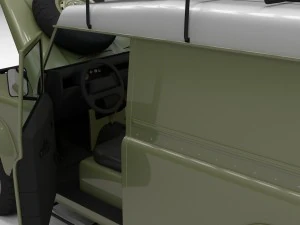 full land rover defender 110 hard top 3D Model