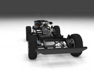 full land rover defender 110 hard top 3D Model