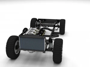 full land rover defender 110 hard top 3D Model