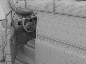 full land rover defender 110 hard top 3D Model