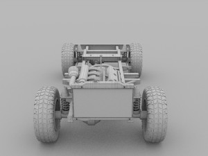 full land rover defender 110 hard top 3D Model