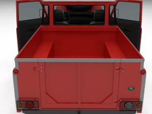 full land rover defender 110 pick up 3D 모델