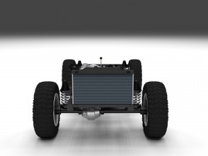 full land rover defender 110 pick up 3D 모델