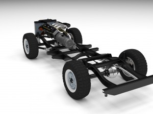full land rover defender 110 pick up 3D 모델