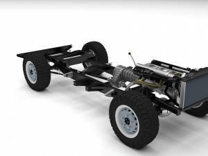 full land rover defender 110 pick up 3D 모델