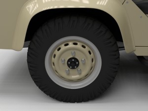 full land rover defender 110 station wagon 3D Model
