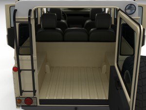 full land rover defender 110 station wagon 3D Model