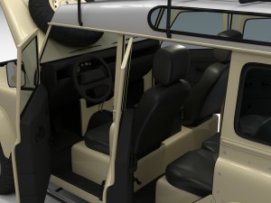 full land rover defender 110 station wagon 3D Model