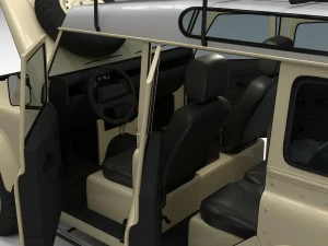 full land rover defender 110 station wagon 3D Model