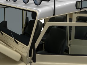 full land rover defender 110 station wagon 3D Model