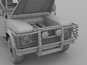 full land rover defender 110 station wagon 3D Model