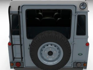 full land rover defender 110 utility station wagon 3D Model