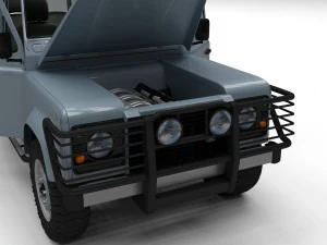 full land rover defender 110 utility station wagon 3D Model