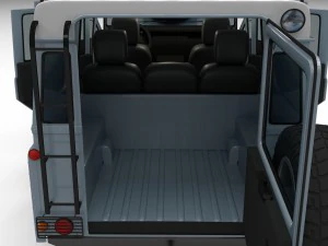 full land rover defender 110 utility station wagon 3D Model
