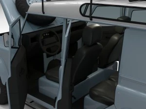 full land rover defender 110 utility station wagon 3D Model