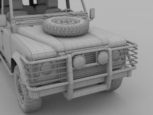 full land rover defender 110 utility station wagon 3D Model