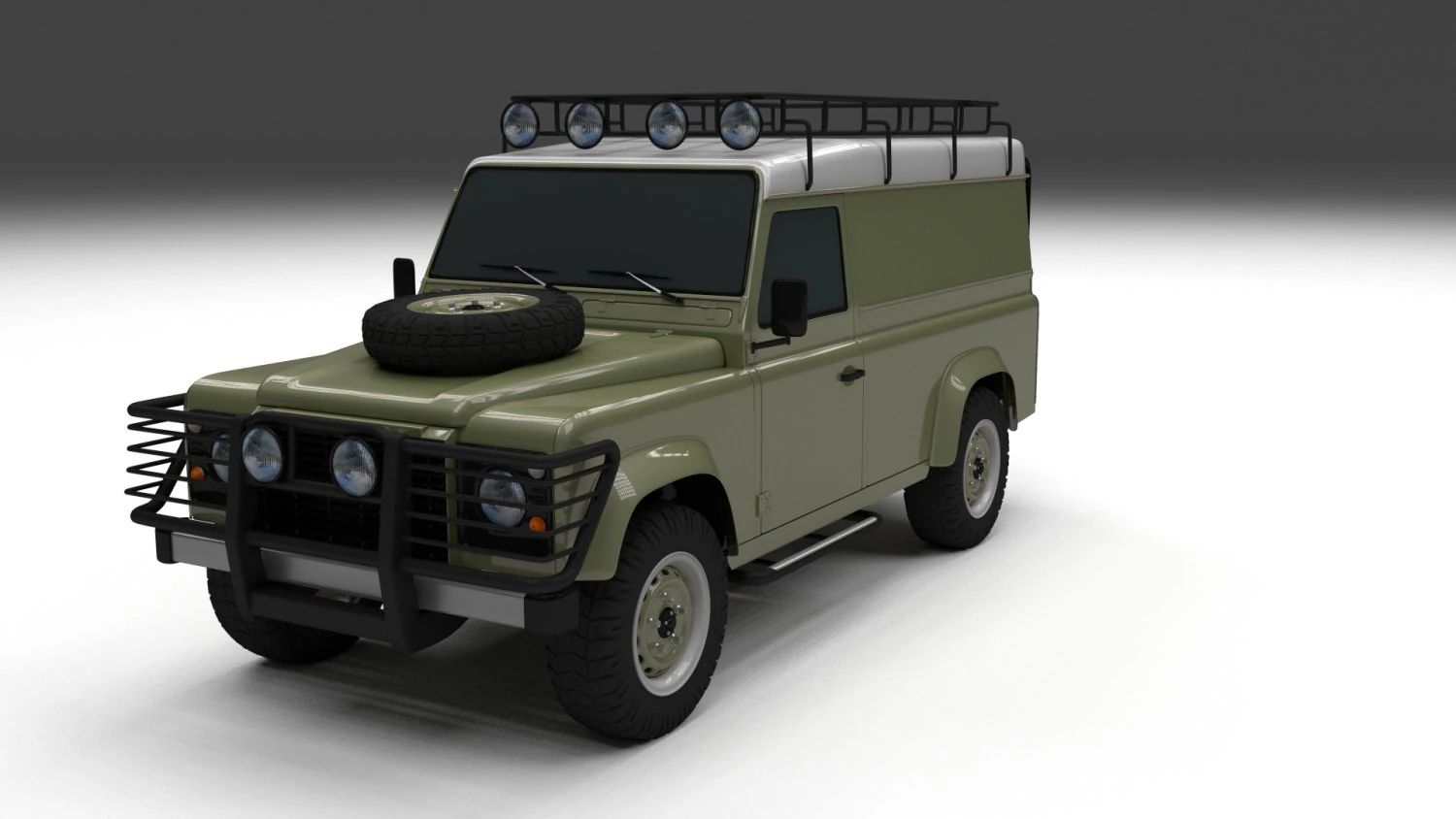 land rover defender 110 hard top 3D Model .c4d .max .obj .3ds .fbx .stl .blend 