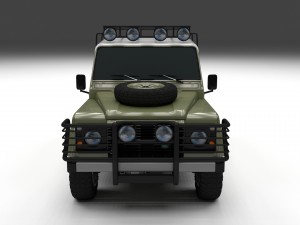land rover defender 110 hard top 3D Модель
