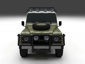land rover defender 110 hard top 3D Model