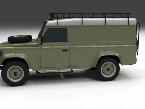 land rover defender 110 hard top 3D Model