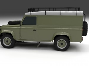 land rover defender 110 hard top 3D Модель
