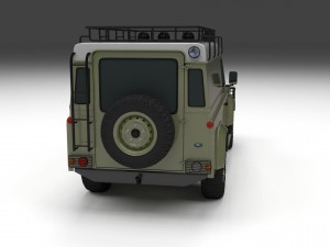 land rover defender 110 hard top 3D Модель