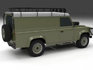 land rover defender 110 hard top 3D Модель