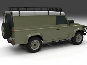 land rover defender 110 hard top 3D Model