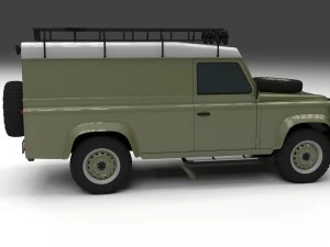 land rover defender 110 hard top 3D Model