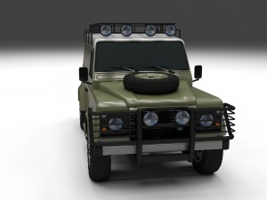 land rover defender 110 hard top 3D Модель