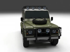 land rover defender 110 hard top 3D Model