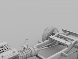 full land rover defender 90 hard top 3D मॉडल