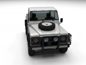 full land rover defender 90 pick up 3D Model